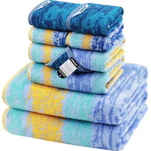 SEMAXE Bath Towel Set of 8 Include 2 Bath Towels,