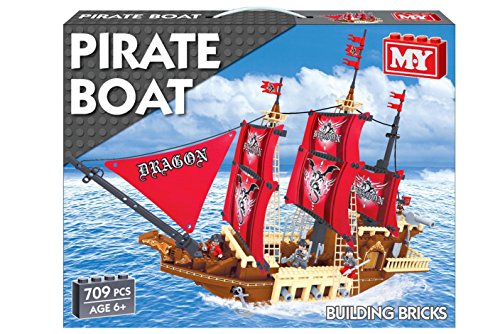 M.Y Pirate Boat Brick Set (Multicolore)