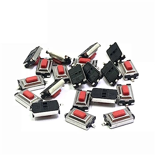 Interruptor de boton tactil 3x6x2.5mm SMD pulsador micro de repuesto DC12V blanco 2
