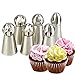 Price comparison product image Fellibay Russian Piping Tips Various Shaped DIY Baking School Prevailing Torch Russian Icing Piping Nozzles Ball Baking Supplies 6pcs (6PCS)
