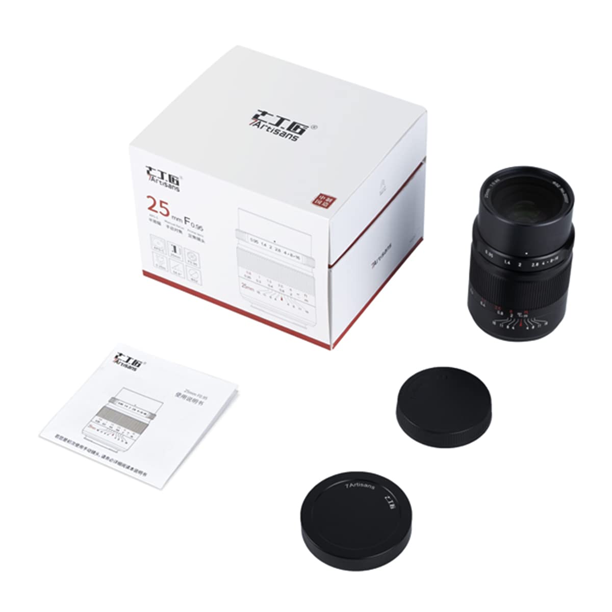 7artisans 25mm F0.95 APS-C Documentario Fotografia Grande Apertura Mirrorless Camera Prime Lens per Canon M1 M2 M3 M5 M6 M10 M50 M100