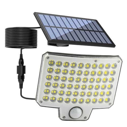 Lampe solaire d'extérieur 240 LED avec détecteur de mouvement Fockety
