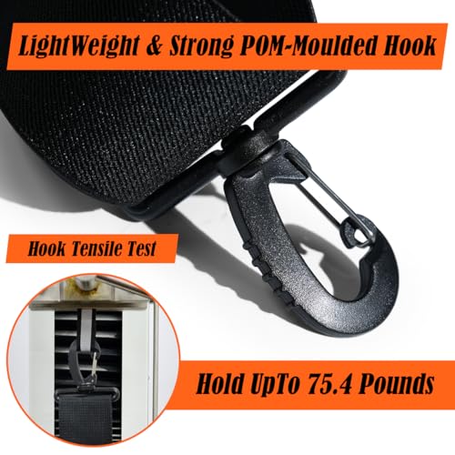 WELKINLAND UltraLight Grip Suspenders, 2-Inch Wide Elastic Suspenders for Pants, Mens Suspender for Jeans, Mens Suspender with Hooks for Belt Loop - Thumbnail 5