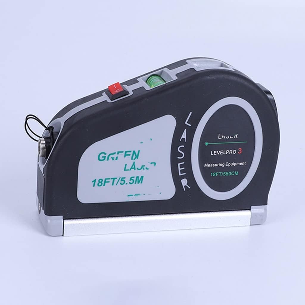 Meter Cross Line Horizon Vertical Measure Tape Self Levelling Spirit Level Aligner Bubbles Straight