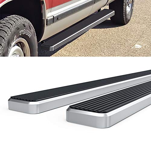 Estribo Running Board Acero Inoxidable Pulido 5" HD Ridez miniatura 4