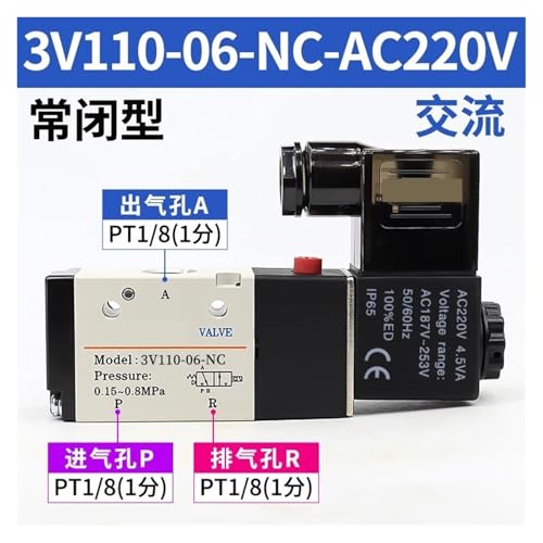 Électrovanne 3V320-08 haute performance pour automatisme et commande de vérin