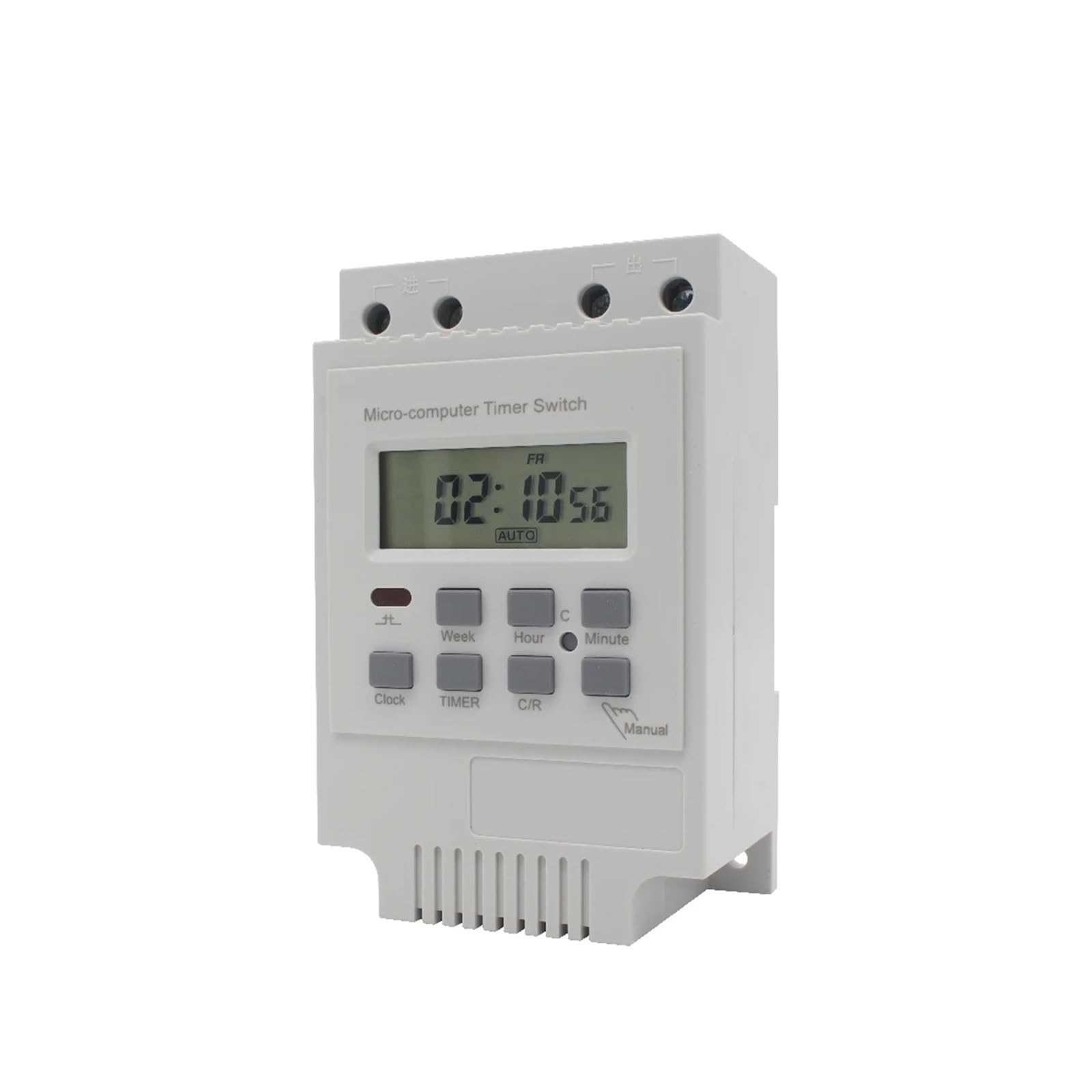 Interruttore Timer Digitale programmabile settimanale 220v for Controllo orario Esterno e Interno