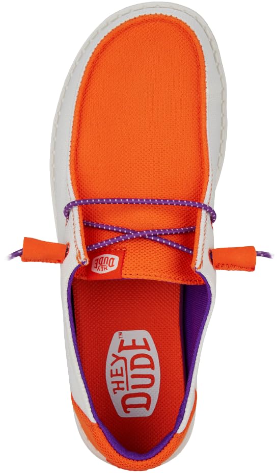 Image of HEYDUDE Women's Wendy NCAA | Women's Shoes | Women's Slip-on Loafers | Comfortable & Light-Weight