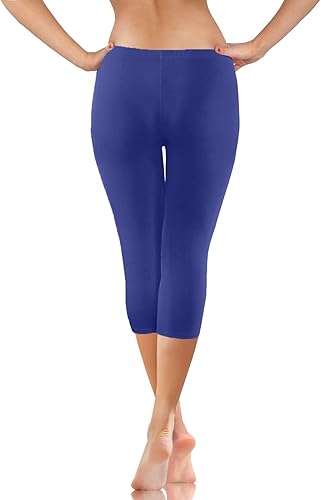 Miniatura 4 de Capri Leggings with Pockets for Women Tummy Control High Waisted Yoga Pants Summer Workout Hiking Running Leggings