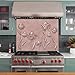 Kitchen Backsplash, Cone Flowers Copper Backsplash Tile, Customizable Copper Backsplash Panel, Handmade Copper Backsplash Tile, Indoor Outdoor Wall Decor (Copper)