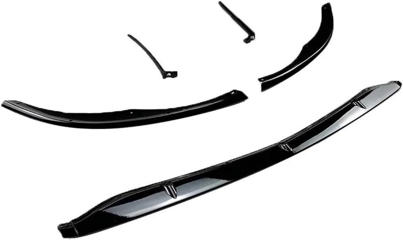Car Front Bumper Splitter For Benz For C-class W205 C205 S205 C63 C63s For AMG 2015-2022 Body Kits Tuning Car Front Bumper Lip Diffuser Spoiler Splitter(Gloss Black)