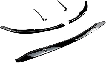 Car Front Bumper Splitter For Benz For C-class W205 C205 S205 C63 C63s For AMG 2015-2022 Body Kits Tuning Car Front Bumper Lip Diffuser Spoiler SplitterGloss Black