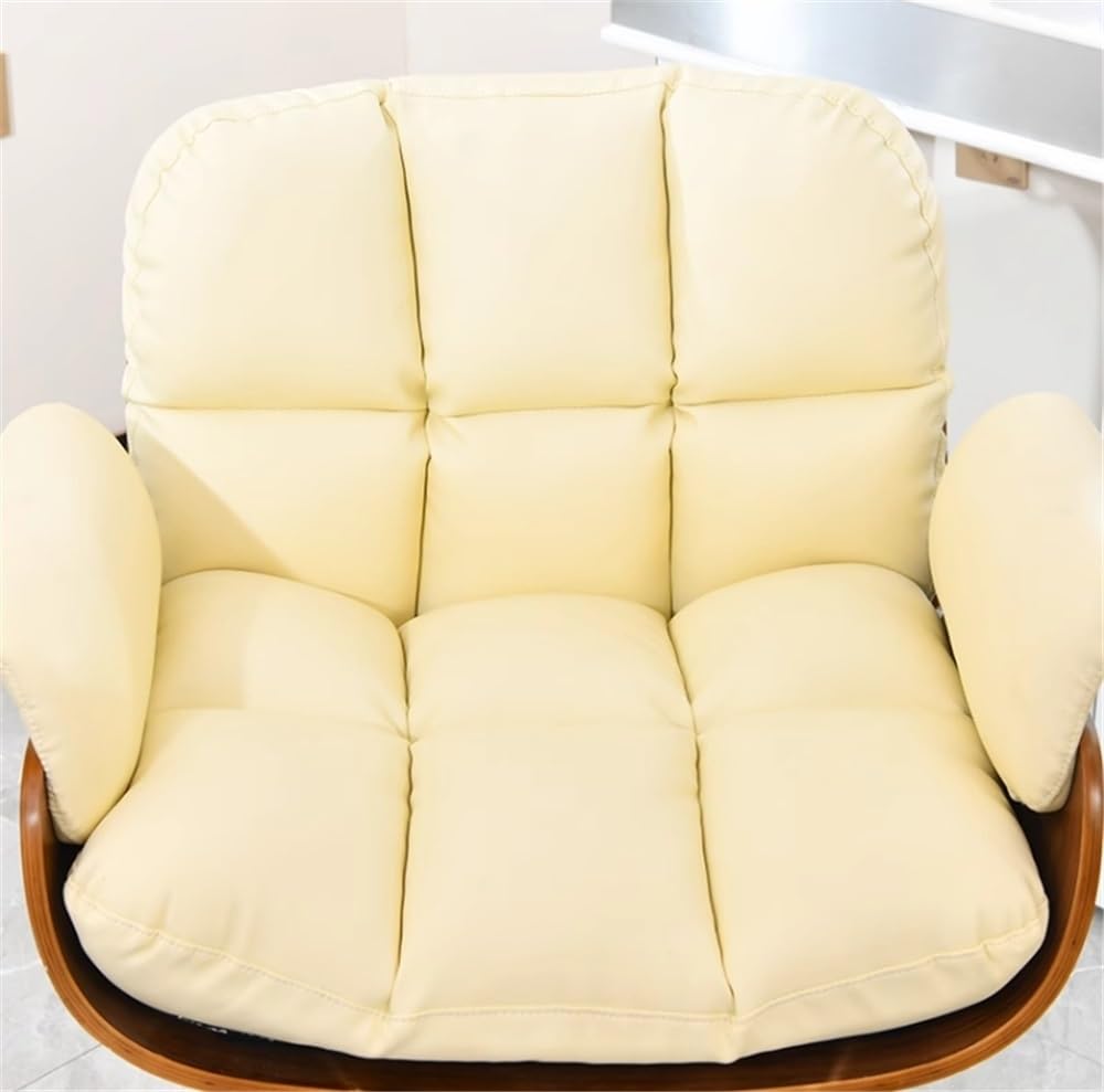 Regulowane krzesło fryzjerskie do salonów fryzjerskich stylowe beżowe krzesło do salonu ergonomiczna konstrukcja profesjonalny fotel fryzjerski wyposażenie salonu regulacja wysokości wygodna tapicerka