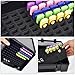 Flash Drive Case USB Memory Stick SD Card Storage Organizer- Holds 134pcs Thumb Drive Electronic Accessories Holder for Sandisk/for Samsung/for Inland/for PNY/for Netac (Black)