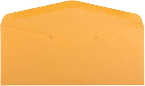 Miniatura 4 de JAM PAPER Sobres comerciales #10 - 4 18 x 9 12 - Kraft Manila marrón - 50 unidades