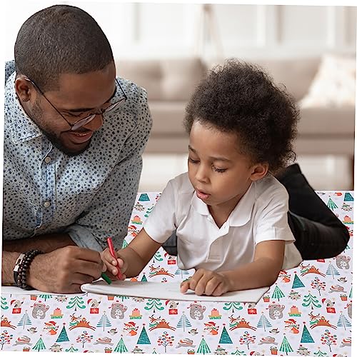 Alasum Hoge Voet Eetkamerstoel Kussen Speelkleed Baby Speelmatten Voor Vloer Baby Speelkleed Kid Schilderen Tafel Dekken Stoel Splat Mat Kids Activiteit Mat Polyester Kinderstoel Splat - Afbeelding 3