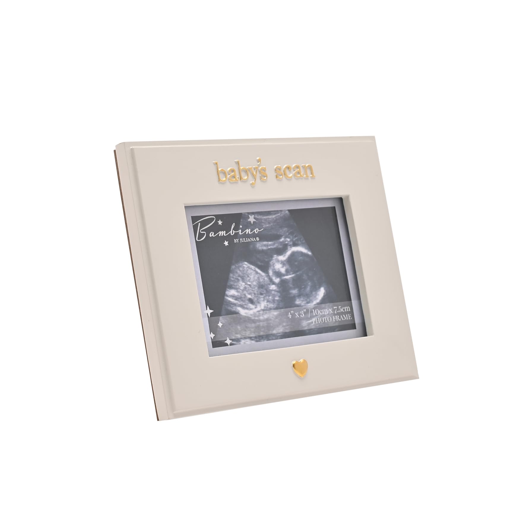 Widdop Bambino Baby Scan Resin Photo Frame - Little Heart 4 X 3
