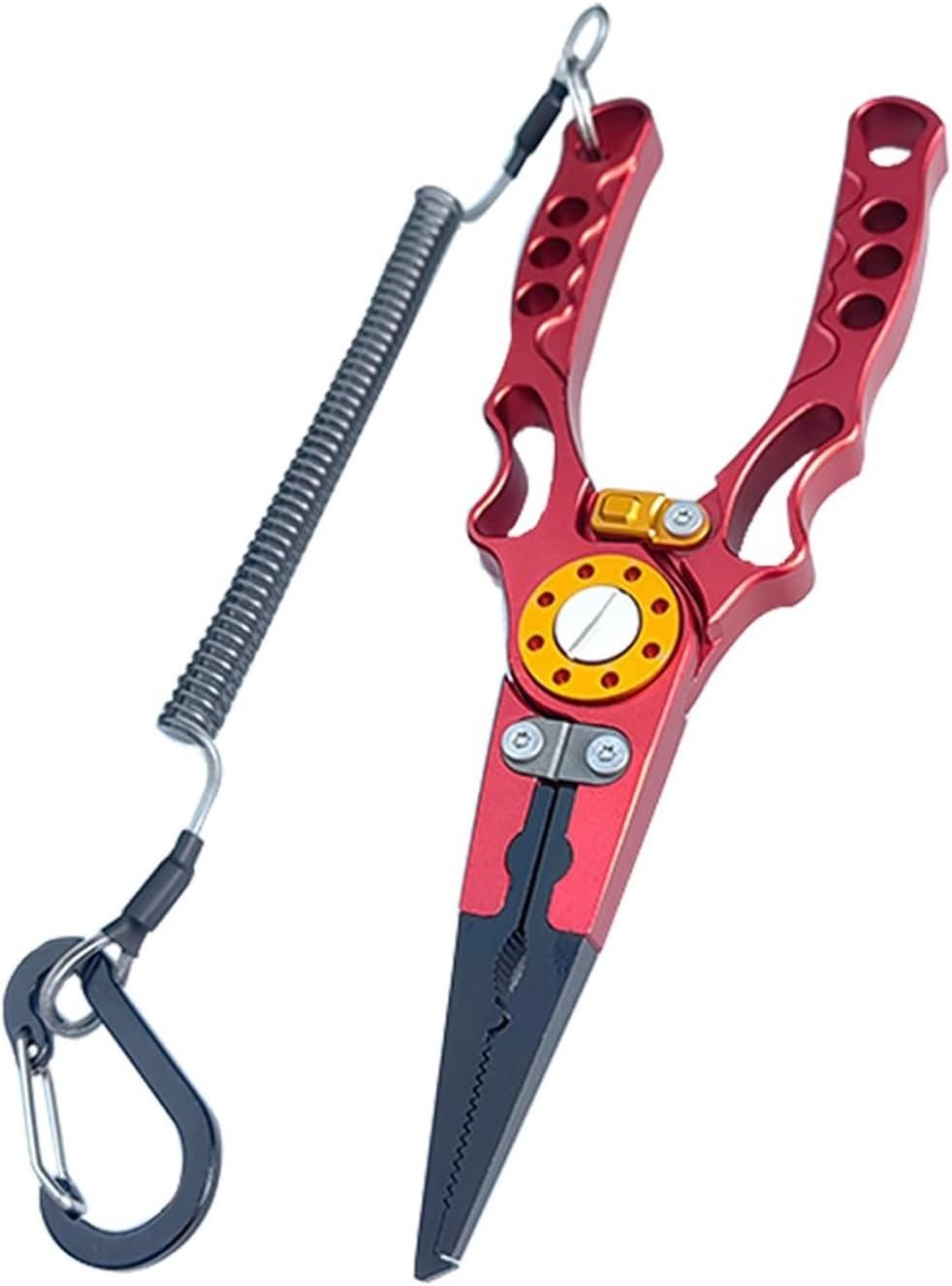 Fishing Pliers Fishing Pliers, Aviation Aluminum Fishing Pliers Line Cutters, De-Hookers, Fishing Tool Sets, Saltwater Resistant Fishing Gear with Sheath and Lanyard Fishing Gear