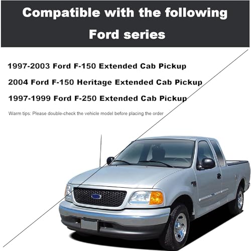 Image of Left Driver Side Rear Door Lower Latch Cable, Compatible with 1997-2003 Ford F-150, 1997-1999 F-250 Extended Cab, Replaces 6L3Z-18264A01-C, 6L3Z18264A01C
