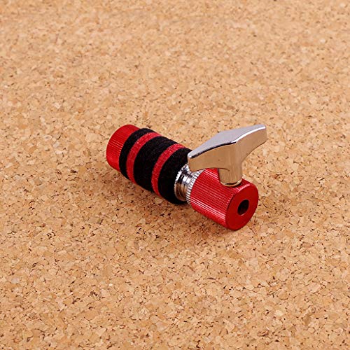 Alnicov Hi-Hat Clutch Jazz Drum Clutch Hi-Hat Standpfostenlegierung für Jazz Drum Parts Rot