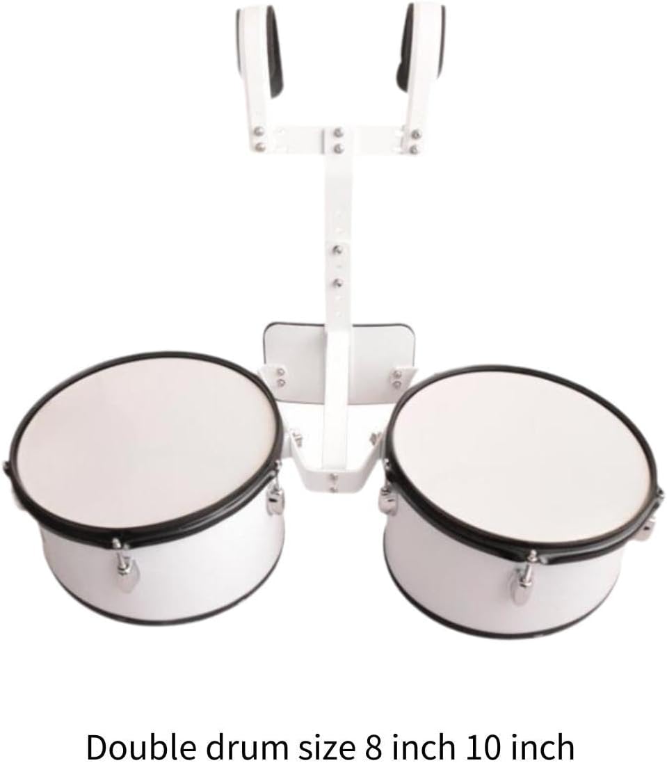Generic Linked Marching Drum Set for Music Education with Stand for, Double drums