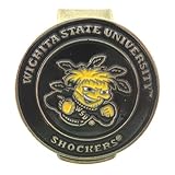 Wichita State Shockers Hat Clip with Double Sided Golf Ball Marker