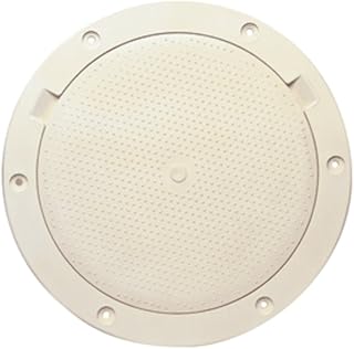 Beckson DP83-N Marine 8 Beige Non-Skid Pry-Out Deck Plate Marine RV Boating Accessories