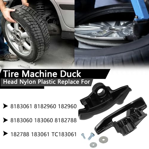 Image of Tire Machine Head Tire Changer Mount Head Compatible with Coats Tire Changers 8183061 8182960 182960 8183060 183060 8182788 182788 Tire Machine Duck Head Nylon Plastic