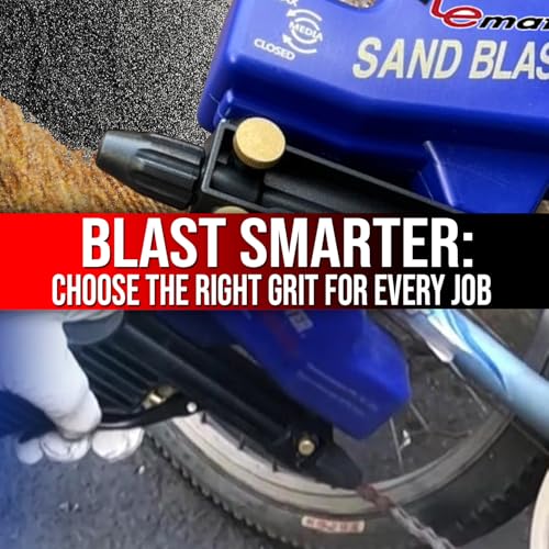 LE LEMATEC Sandblaster Kit with Abrasive Media