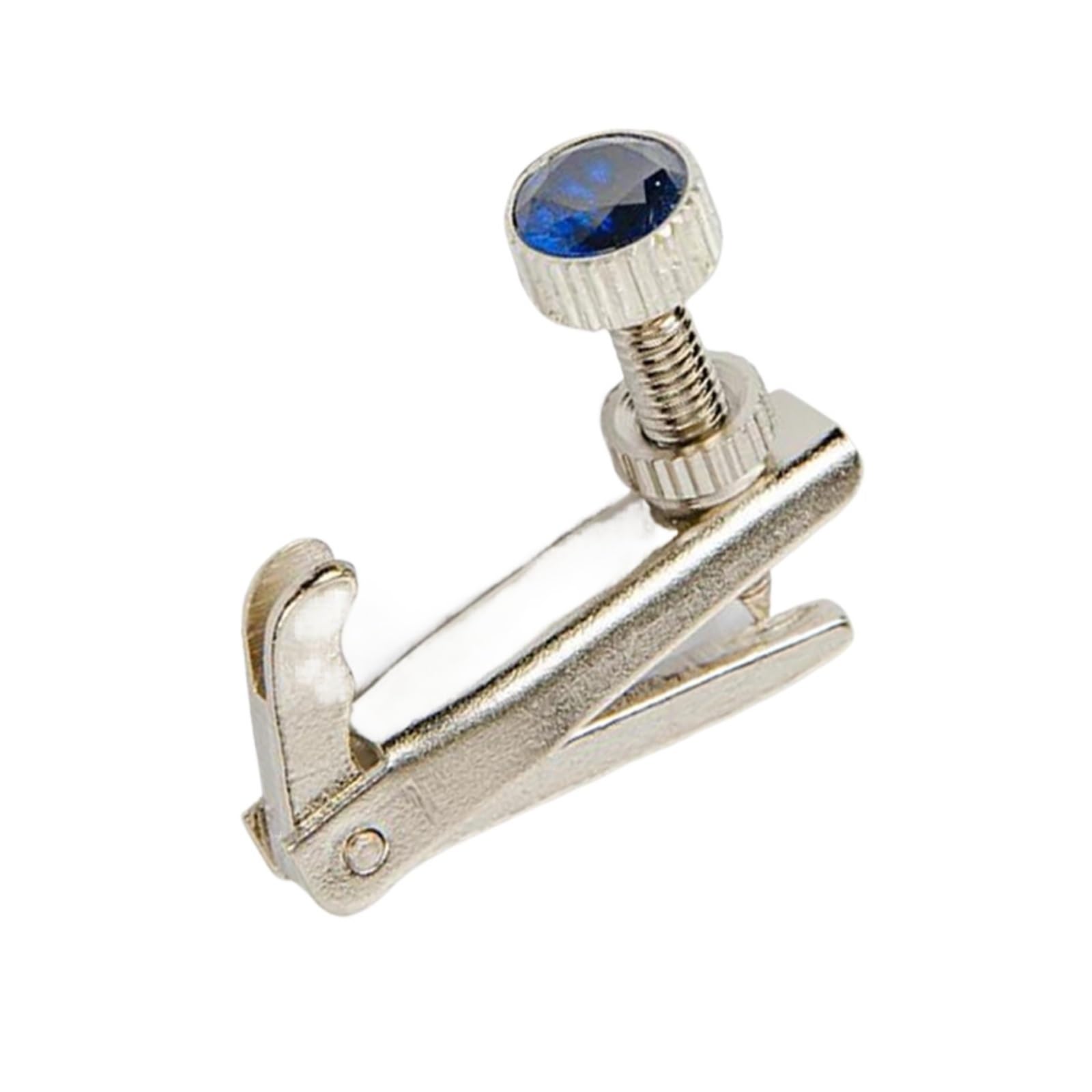 Accessori Per Violino Accordatore Fine Per Violino 4/4 In Lega Di Acciaio Con Rubino E Zaffiro 1 Pezzo