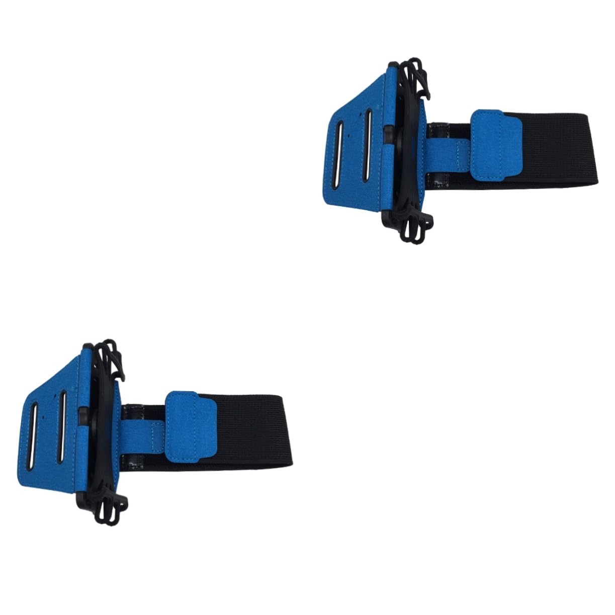 WOONEKY 2pezzi Belt Holder Per Smartphone Rotazione Per Attività Outdoor e Running e Cuffie Colore Blu