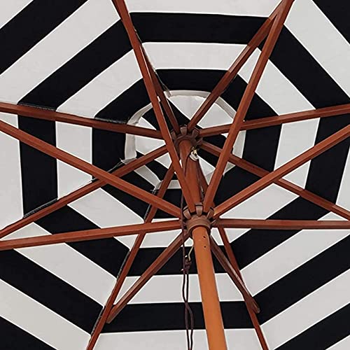 ガードレール Patio Umbrellas Sun Shade Umbrella Wooden Garden Parasol Foldable Uv Protection Beach Pool Patio Tent Canopy Sun Shelter Tent #TOP2