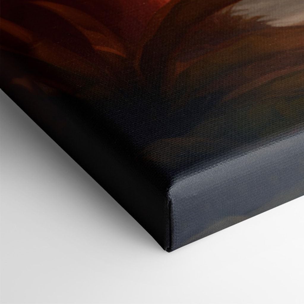 Canvas for Living room. Sailing Through Sunset Serenity: A Rustic Pirate Adventure Unfolds, 27 x 18 inch Canvas Wall Art - Contemporary Masterpieces - Modern Home Decor - 69x46 cm (27x18 inch)