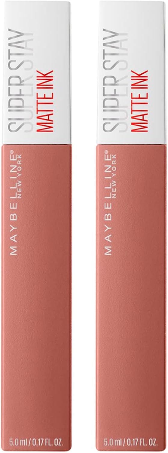 Maybelline New York SuperStay Matte Ink Lip Tint Resultaat Dekkend en Gelijkmatig Mat Effect Blijft Ongeveer 16u Kleur 65 Verleidster – 2 Cosmetica