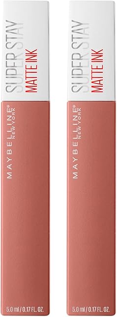 Maybelline New York SuperStay Matowy Ink Kolor Usta Wynik Dekoracyjny i Jednolity Efekt Matowy Trwałość Około 16h Kolor 65 Seductress - 2 Kosmetyki