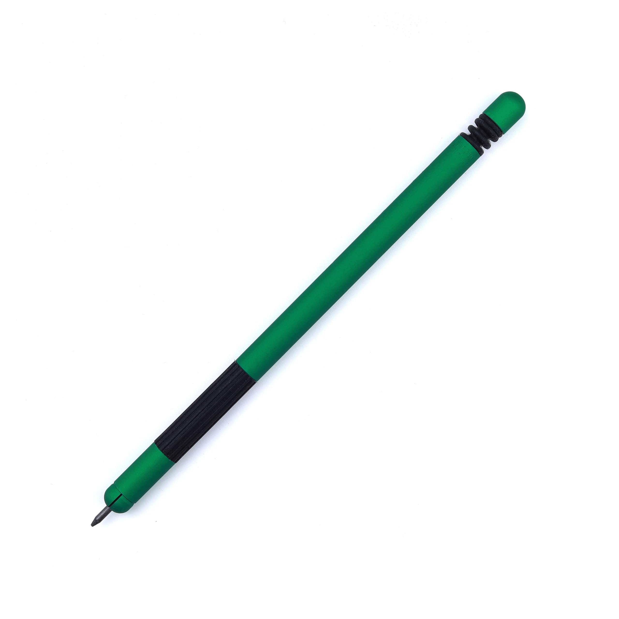 PARAFERNALIA LÍNEA PORTAMINAS 2mm en aluminio anodizado VERDE y detalles en goma- el regalo perfecto