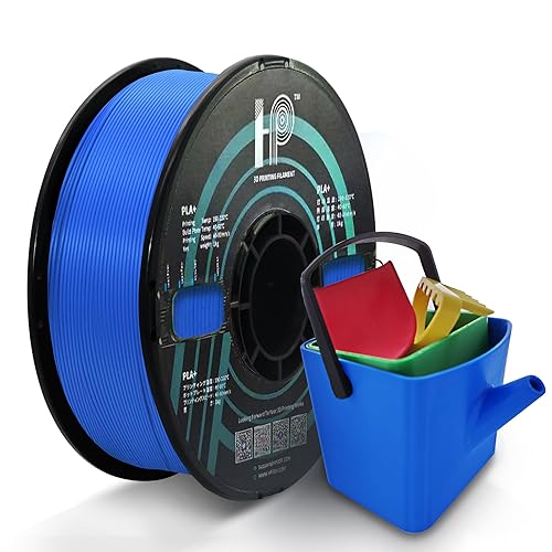 HP3DF Pla Filament 1.75mm,3D Printing Filament,100% Pure PLA +,Dimensional Accuracy +/- 0.02 mm,Fit Most FDM Printer,1KG/2.2Lbs Spool (Blue Pla Plus)