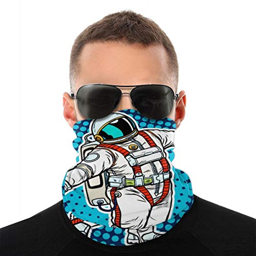 Astronaut Dancing Seamless Face Mask Bandanas Headwear Headband Neck Gaiter...