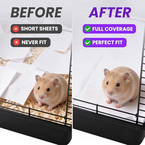 Image of HA SHI Bird Cage Liners - Non-Toxic, Ink-Free Newsprint Paper for Parrots & Small Animals (164 ft Roll - 22 inch Wide (Trim-to-Fit)) | Roll-type cage liner, 22 in wide x 164 ft, ink-free newsprint. Trim to any length for birds and small pet enclosures.