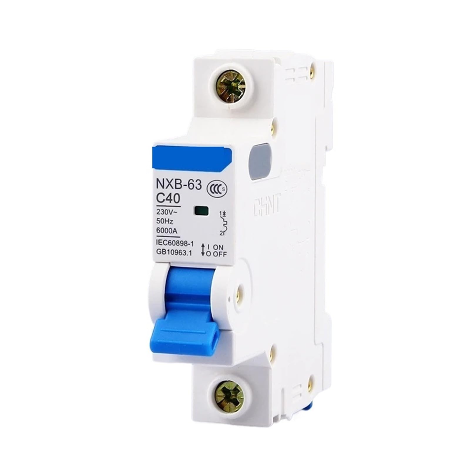 Interruttore automatico miniaturizzato 1P AC 230/400V C 6A 10A 16A 20A 25A 32A 40 63A 80 100 125 Protezione da sovraccarico(4A)