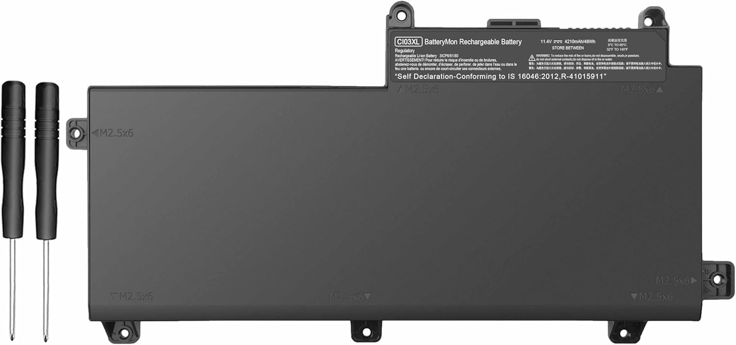 CI03 CI03XL Battery Compatible with HP ProBook 640 G2 645 G2 650 G2 655 G2, ProBook 640 G3 645 G3 650 G3 655 G3 Laptop, P/N: HSTNN-UB6Q HSTNN-LB6T HSTNN-PB6K 801554-001