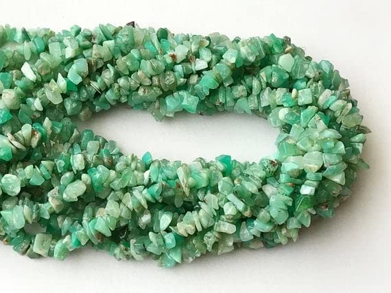 Chrysoprase naturelle de qualité supérieure en perles de 5-8mm pour joaillerie