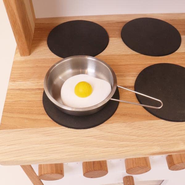 Holzspielzeug Peitz Spiegelei aus Holz | Kinder-Küchen-Zubehör | Kinder-Kaufladen | 2253