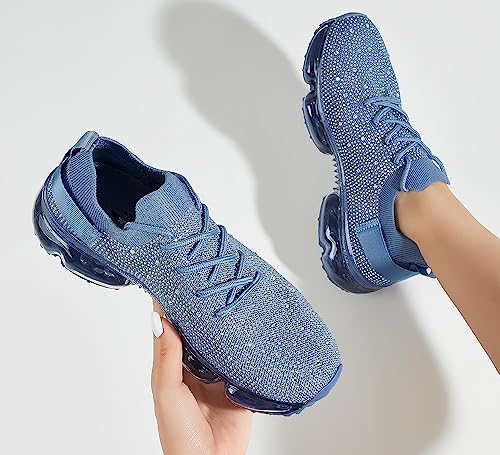 Image of LUCKY STEP Women Air Cushion Fashion Sneakers | Breathable Casual Comfortable Lightweight Walking Shoes
