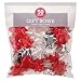 Berwick Holiday Bow Bag - 50 Ct Red/White/Silver/Black/Print 3 Sizes