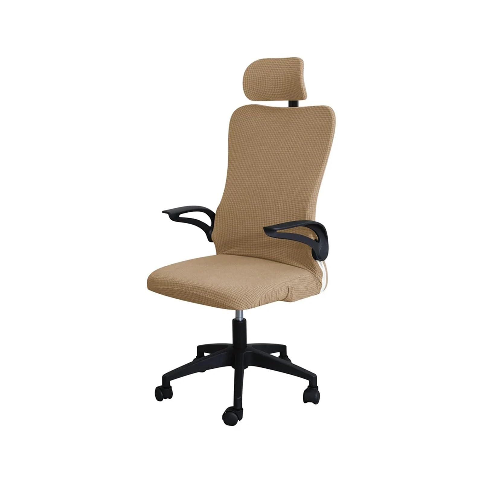 ZHOUXYFDC Gaming Chair Cover Water repellent Game Chair Cover with Headrest Cover for Office Internet Cafe Computer Armrest Gaming Chair Covers(Khaki)