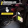 MAXTOOLS JS500 2200 A 22 Ah, arrancador de emergencia para coches y furgonetas, motores diésel y gasolina de 12 V, arrancador, con linterna LED, puerto USB y cables de conexión #4