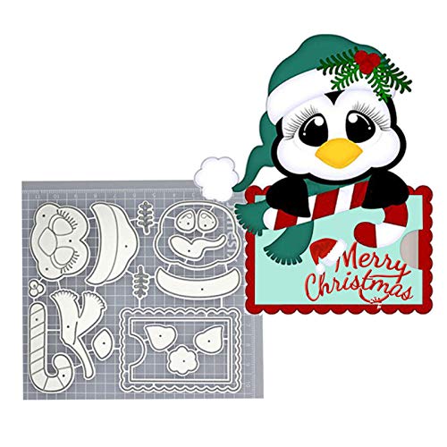 Wharick Dies for Card Making Christmas Dies Making The Cut Scrapbooking Supplies Carbon Steel Cartoon Duck Shape Scrapbook Decor Tool Photo Album Stencil Mold Cover