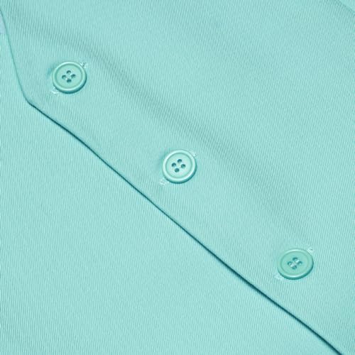 Image of Hi-Tie Men's Formal Suit Vest Solid Fit Vest for Men 3 Pockets V Neck Waistcoat Business Wedding Casual