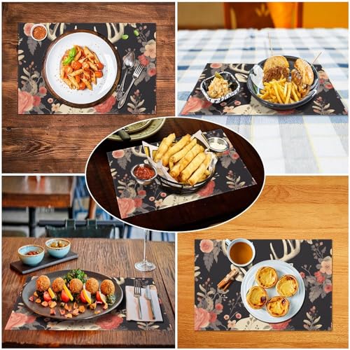 Sets de table lavables en PVC fini les taches sur la table de repas